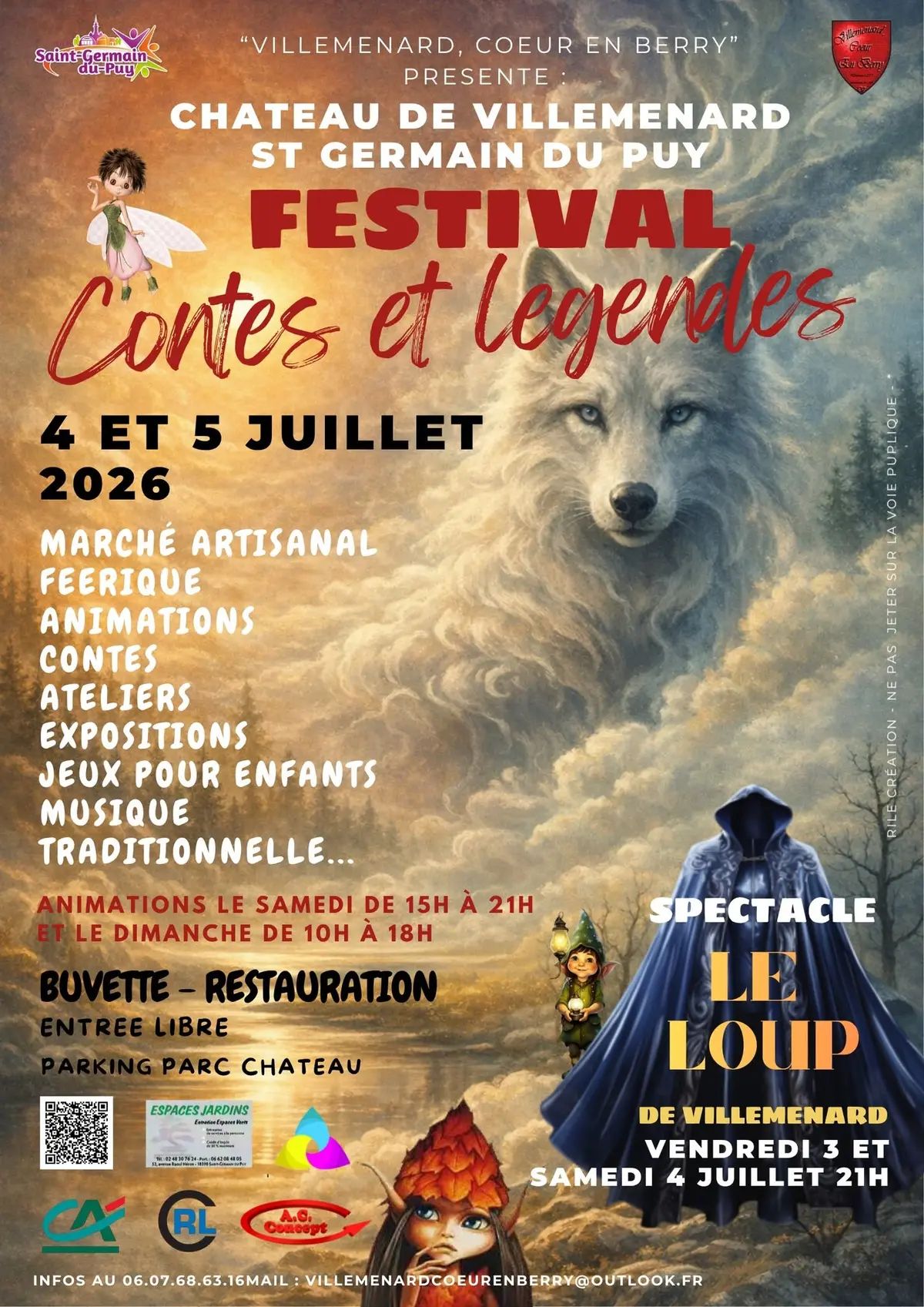 Festival Contes Et Légendes Château de Villemenard