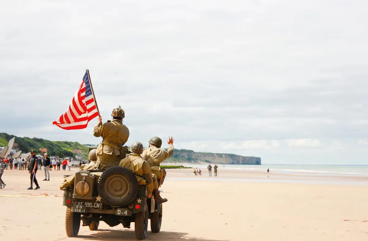 Festival D-Day : commémoration sur l'une des plages du débarquement de Normandie