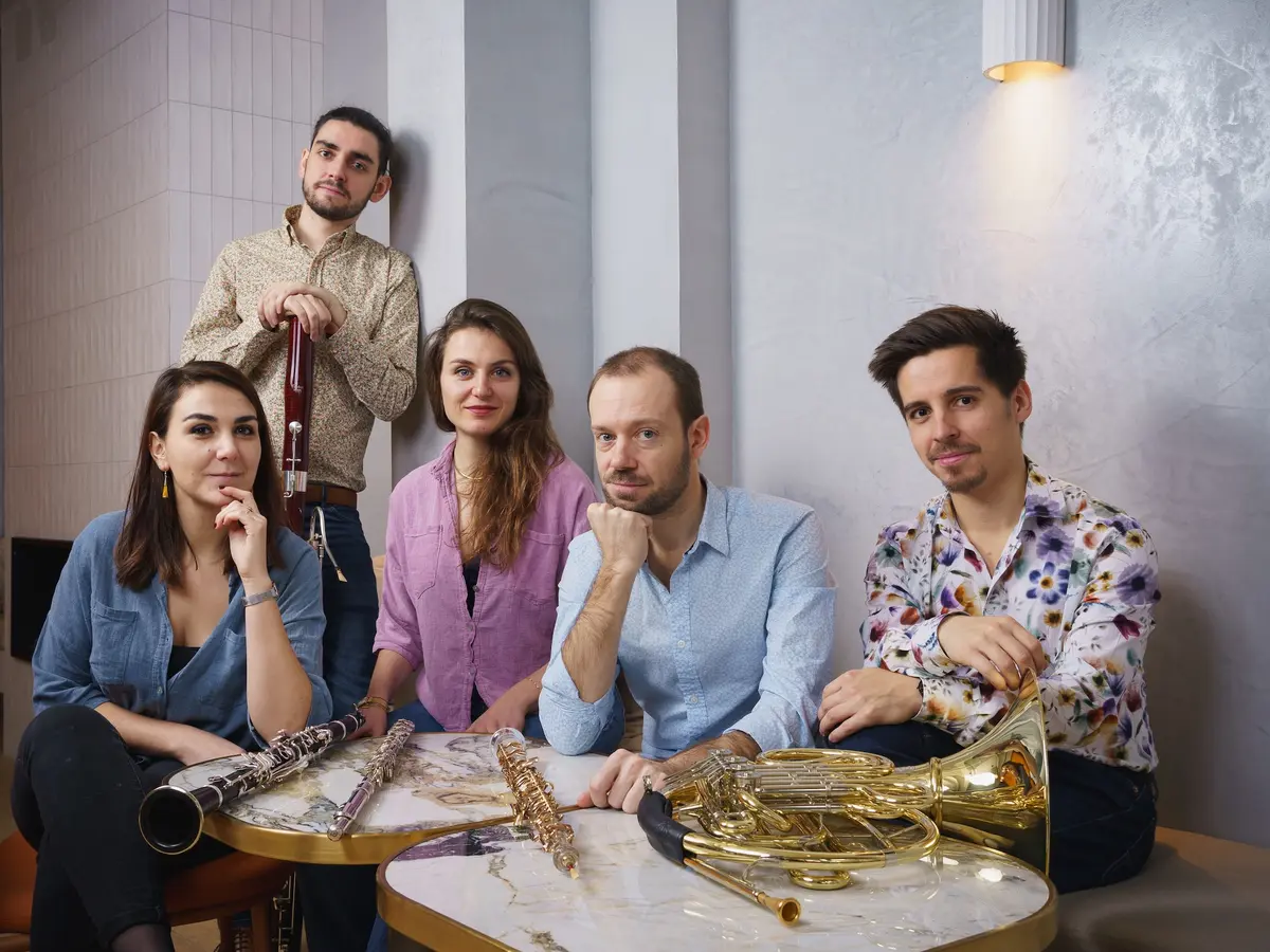 Festival de Bach à Bacchus - concert-dégustation, le Quintette à vents Linos