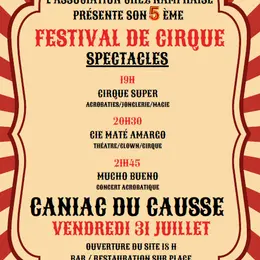Festival de Cirque à Caniac-du-Causse