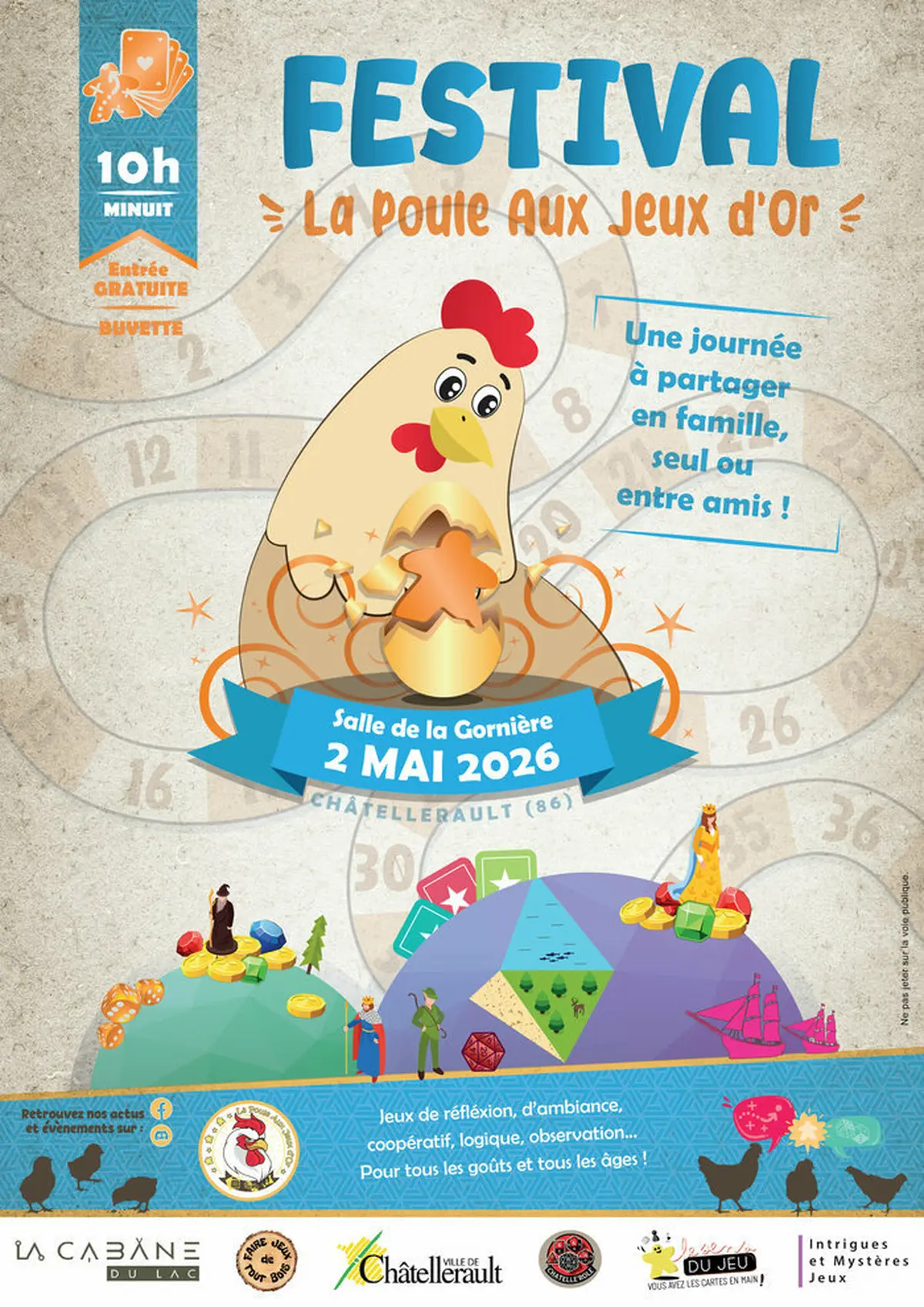 Festival de jeux de société La Poule Aux Jeux d'Or