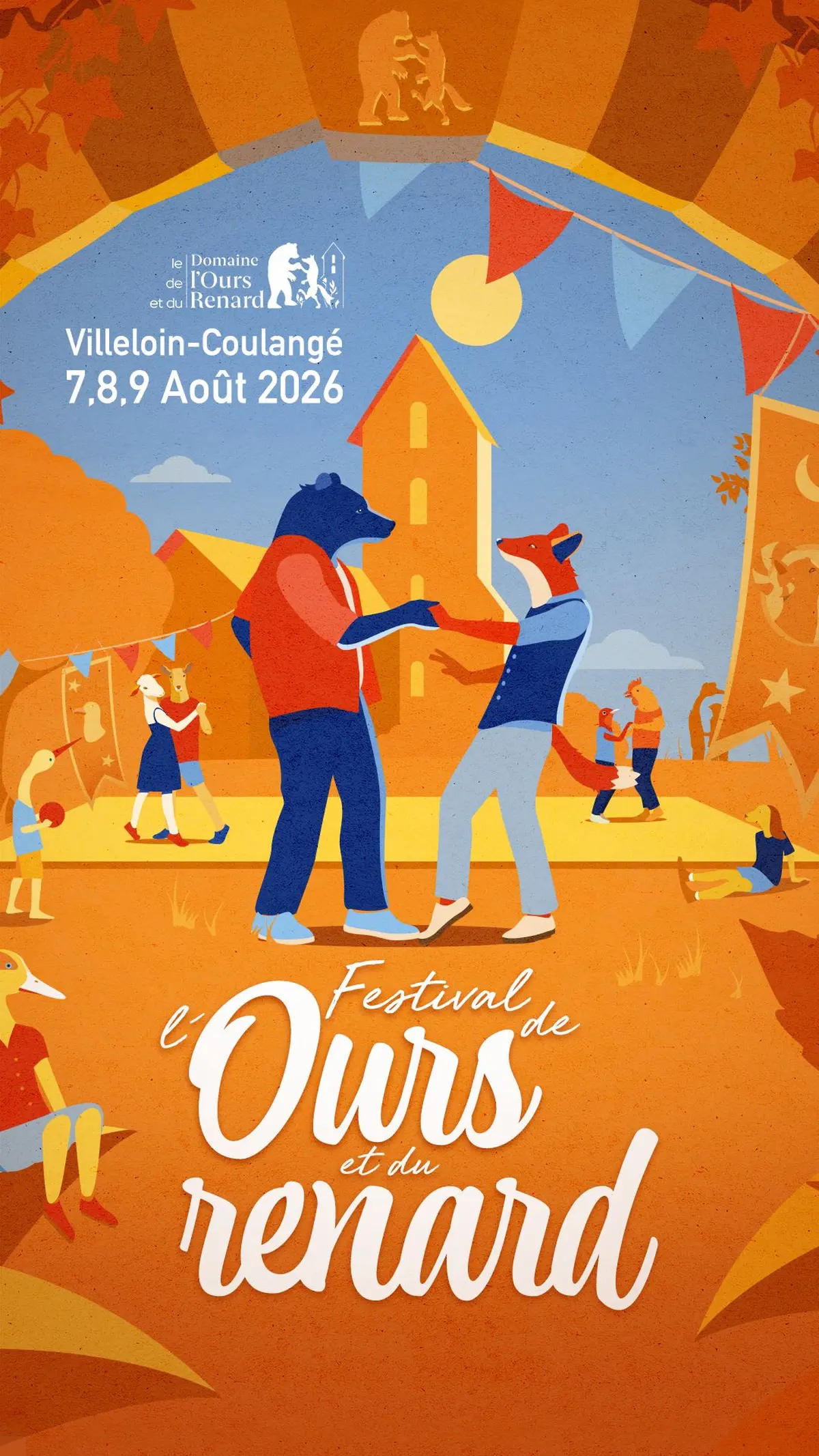 Festival de l'Ours et du Renard à Villeloin-Coulangé : musique, cirque et patrimoine au cœur du village