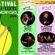 Festival de la Chanson à Texte de Montcuq : Claudine Lebègue chante Dalida