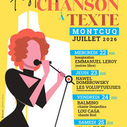 Festival de la Chanson à Texte de Montcuq : Nawel Dombrowsky et Les Voluptueuses