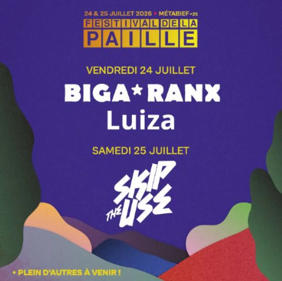 Les premiers noms du Festival de la Paille, dernière édition