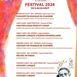 Festival de musique - F. Poulenc - Concert Lyrique