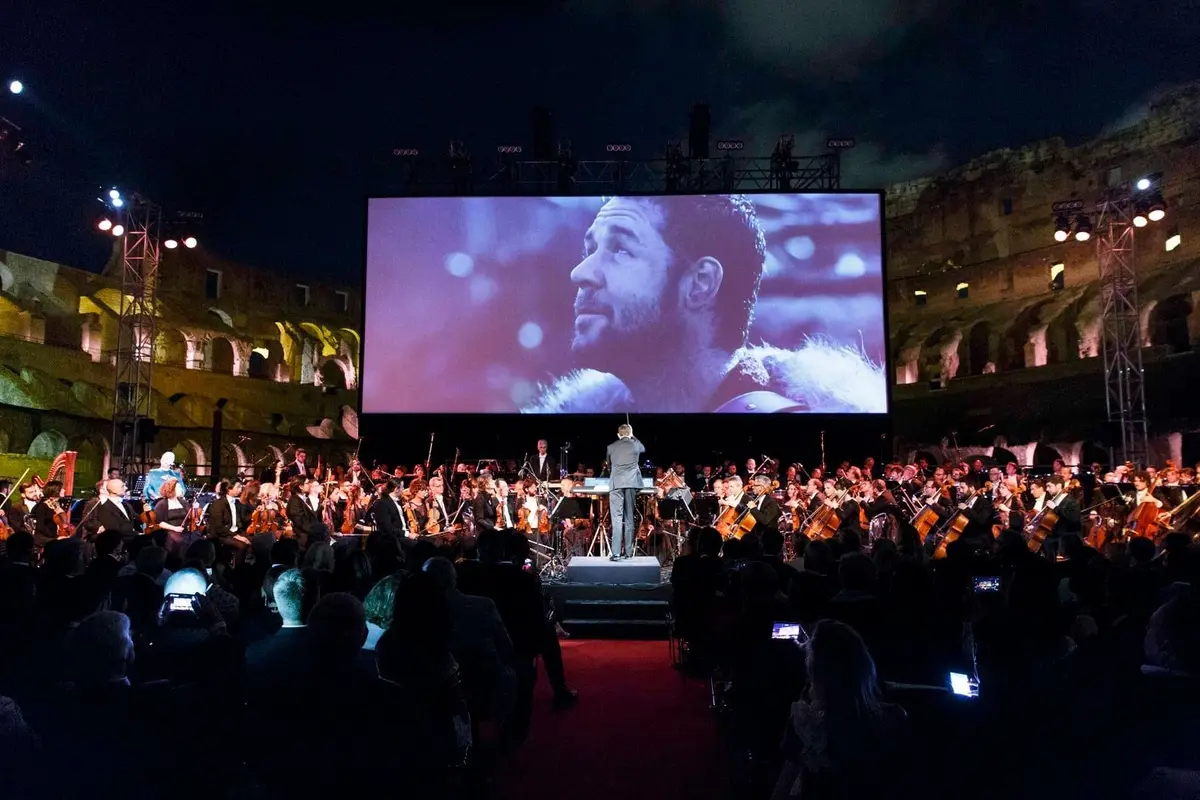 Cin&eacute;-concert de Gladiator au Festival de N&icirc;mes
