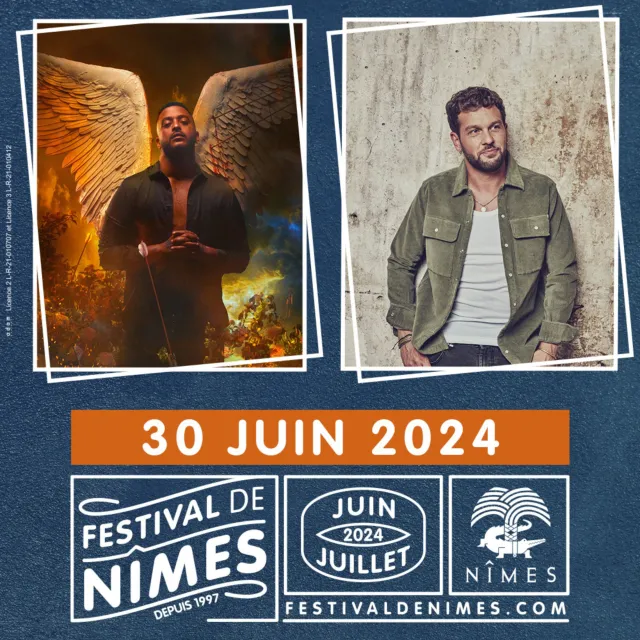 Slimane et Claudio Capéo seront présents au Festival de Nîmes 2024 !