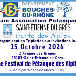 Festival de Pétanque des Alpilles à Saint Étienne du Grès