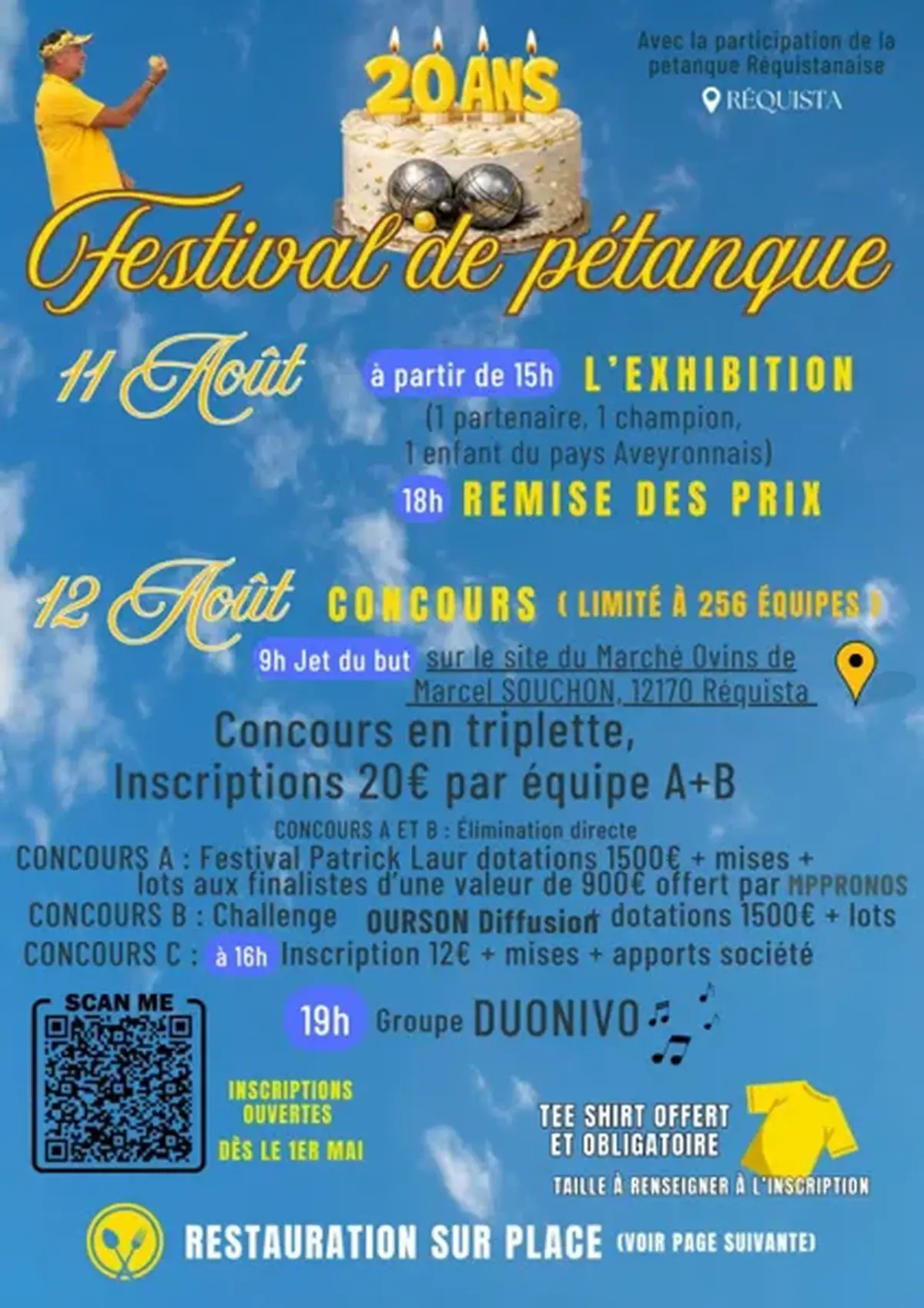 Festival de Pétanque Patrick Laur - 20 ans