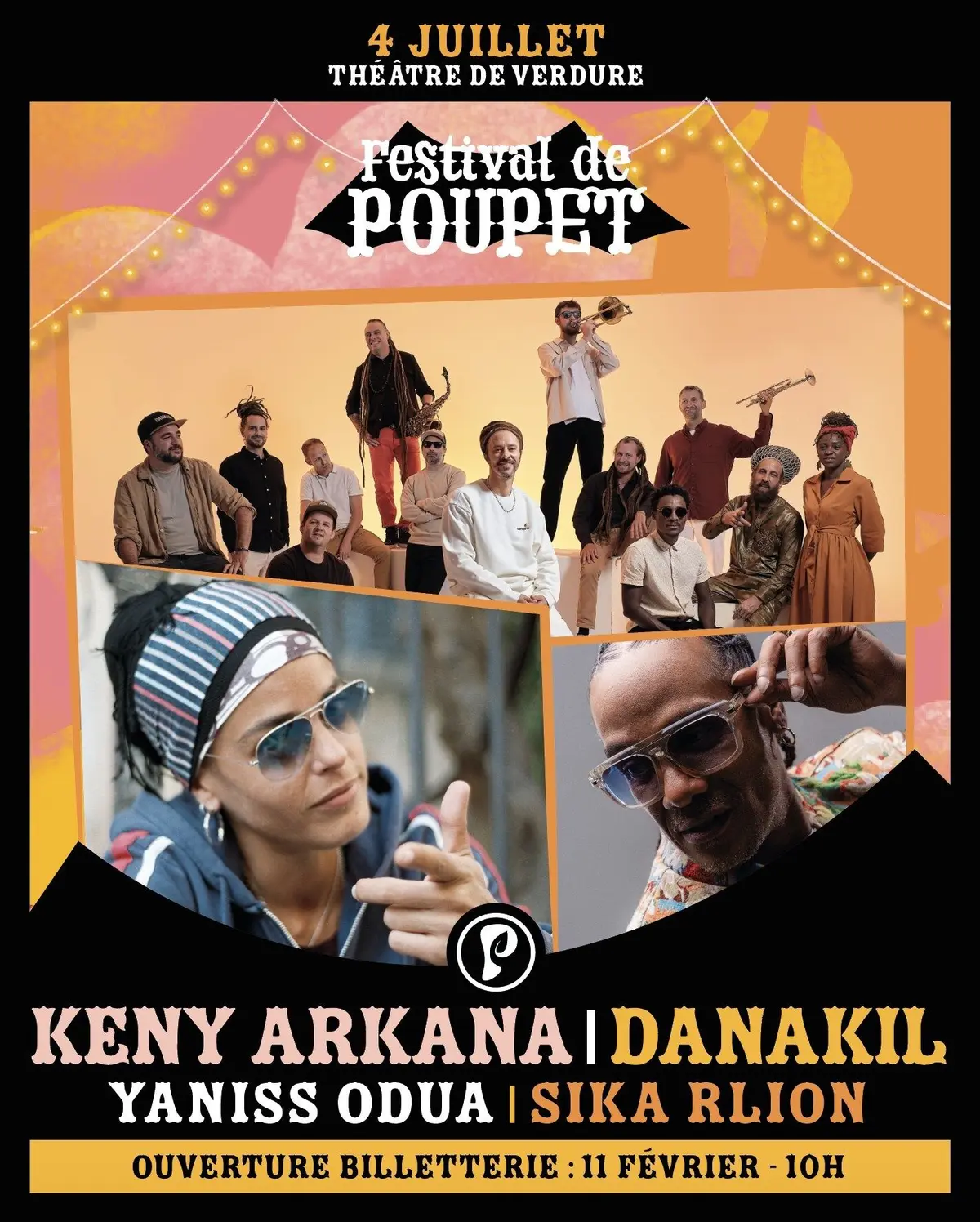 Festival de Poupet 2026 : Keny Arkana + Danakil + Yaniss Odua + Sika Alion