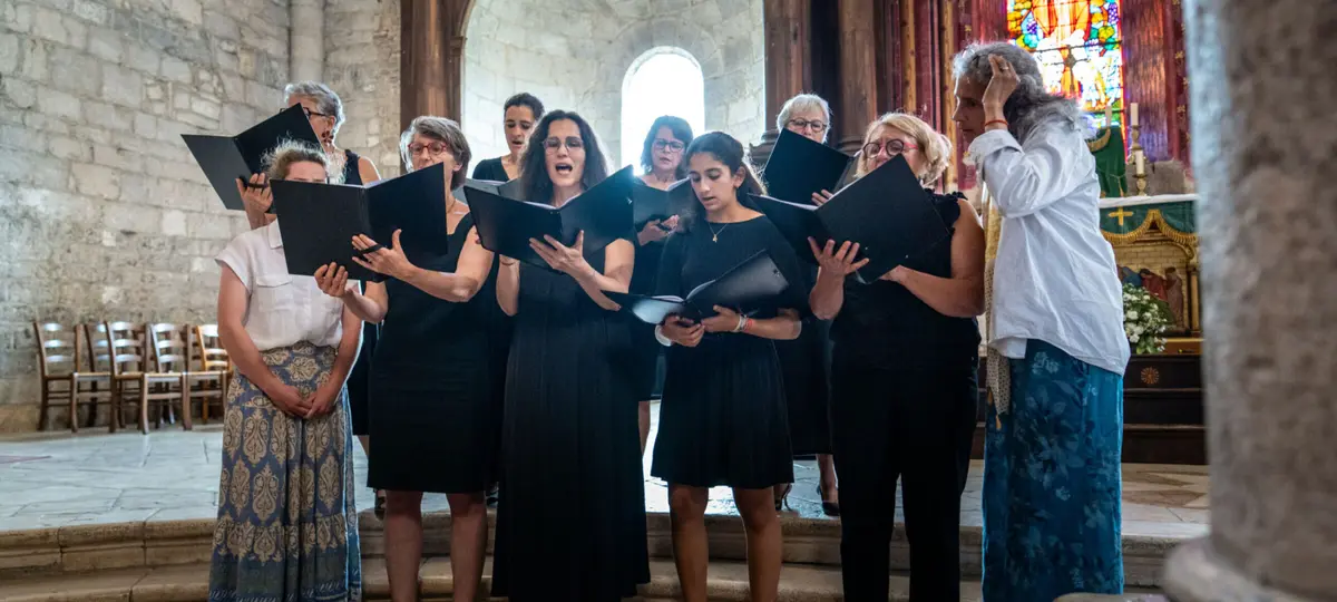 Festival de Rocamadour - Chœur des stagiaires