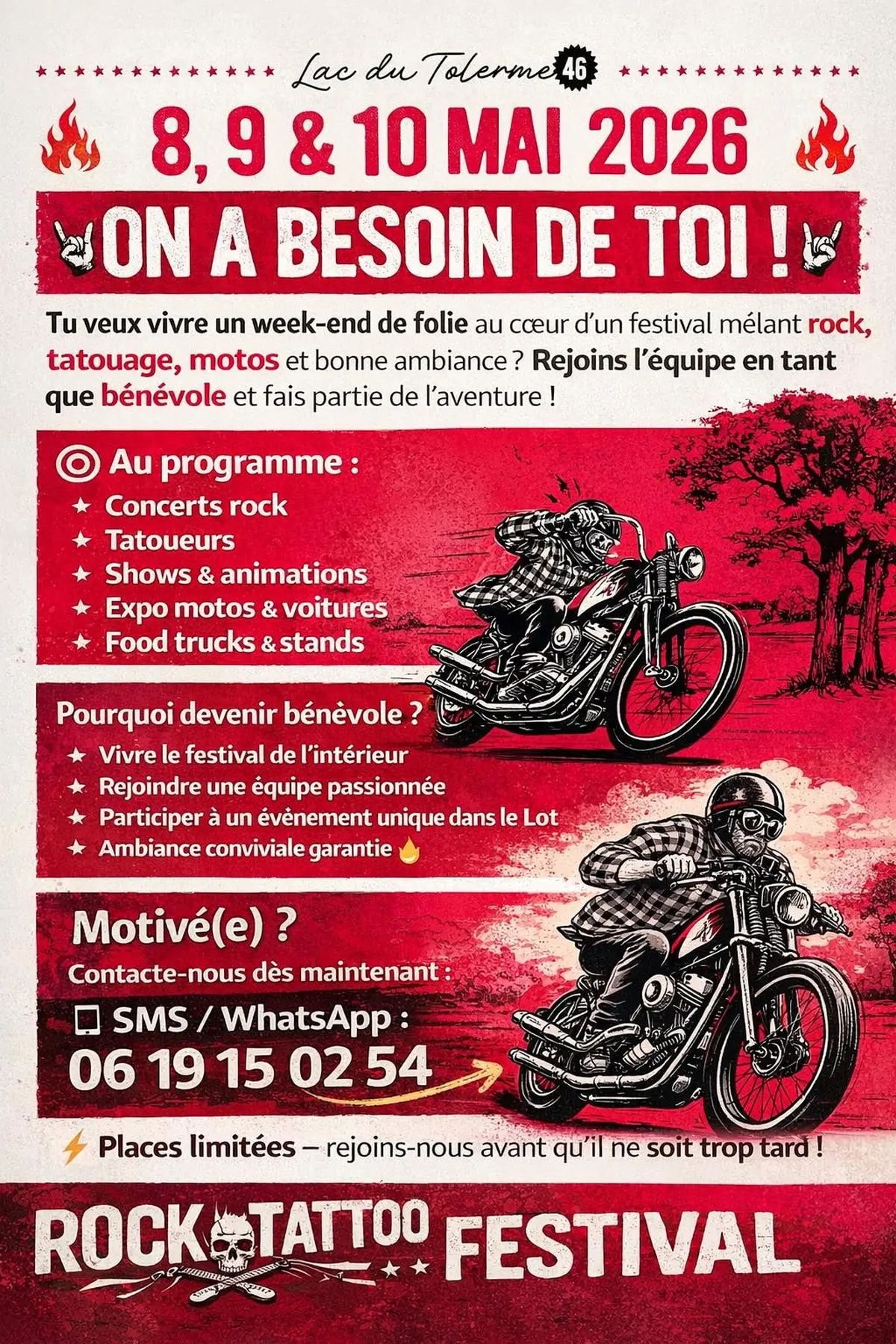 Festival de Rock Tattoo au lac du Tolerme