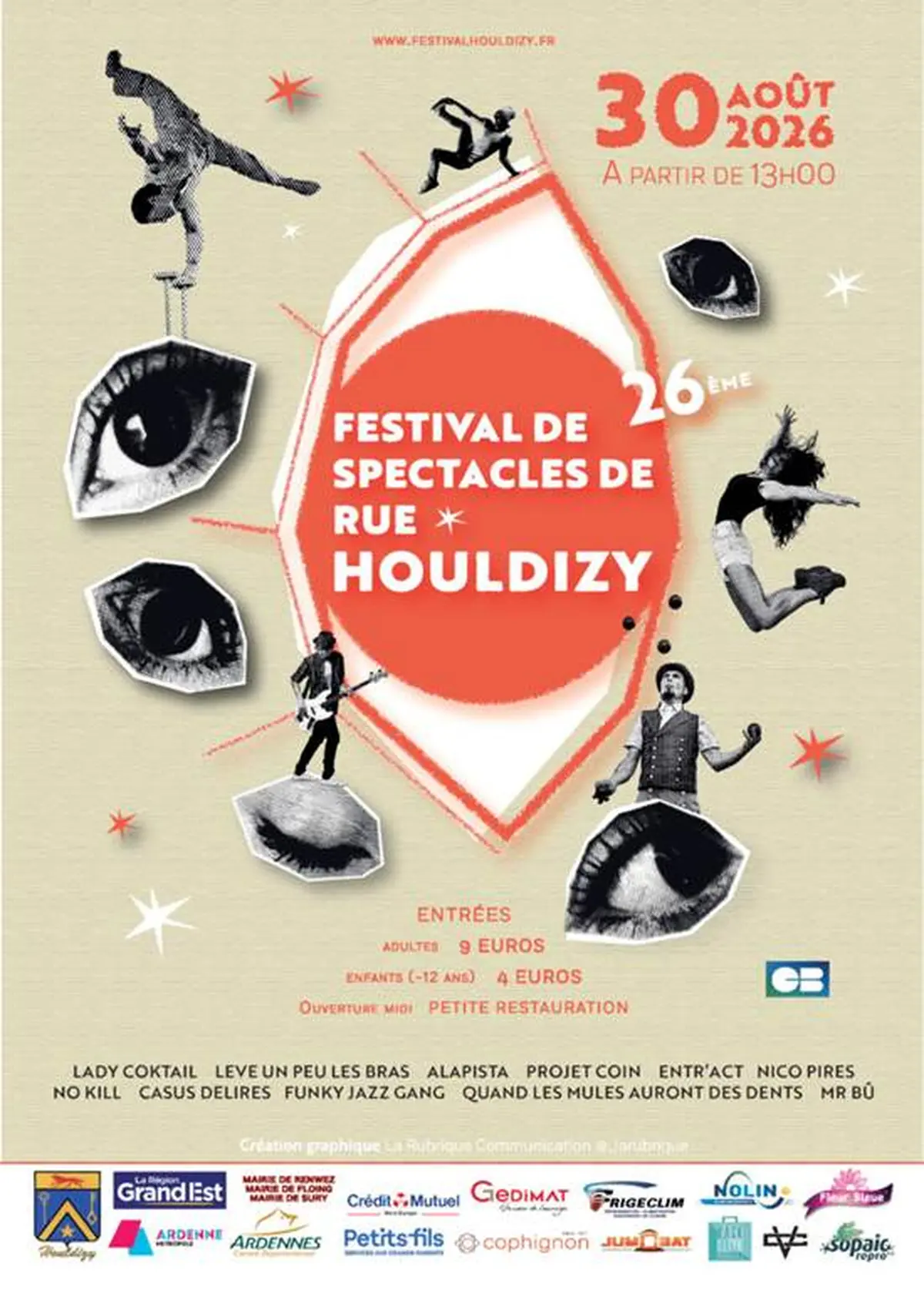 Festival de spectacles de rue à Houldizy