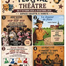 Festival de théatre par Les  POINT T'Y ES
