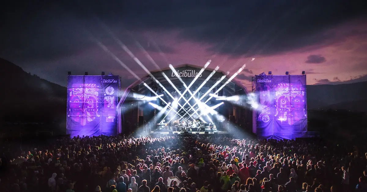 La scène du Festival Décibulles.