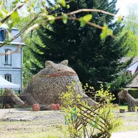 Une des installations des jardins de Wesserling en 2024 DR