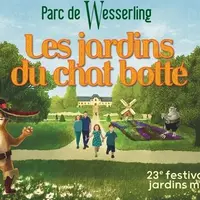 Le chat botté à l'honneur des jardins du Parc de Wesserling en 2025 DR