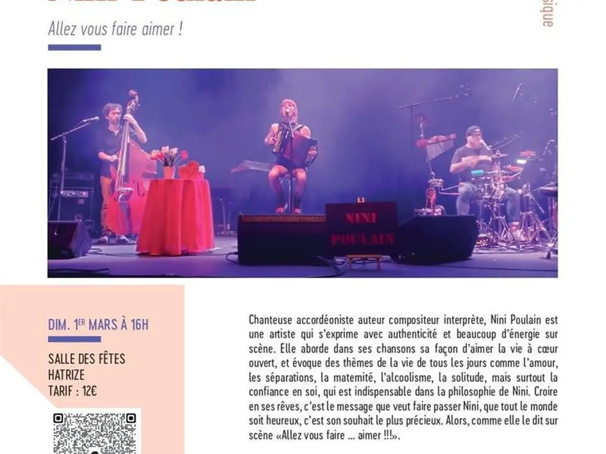 Festival des Rencontres sociales : Nini Poulain