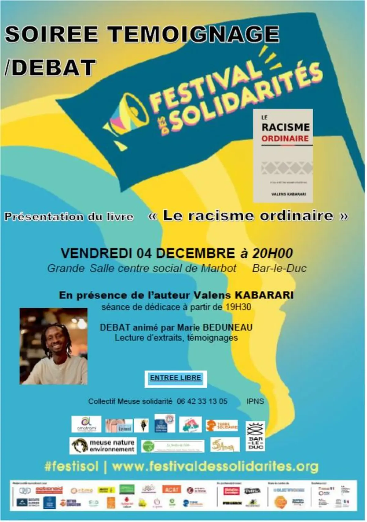 Festival des solidarités - Lecture-débat
