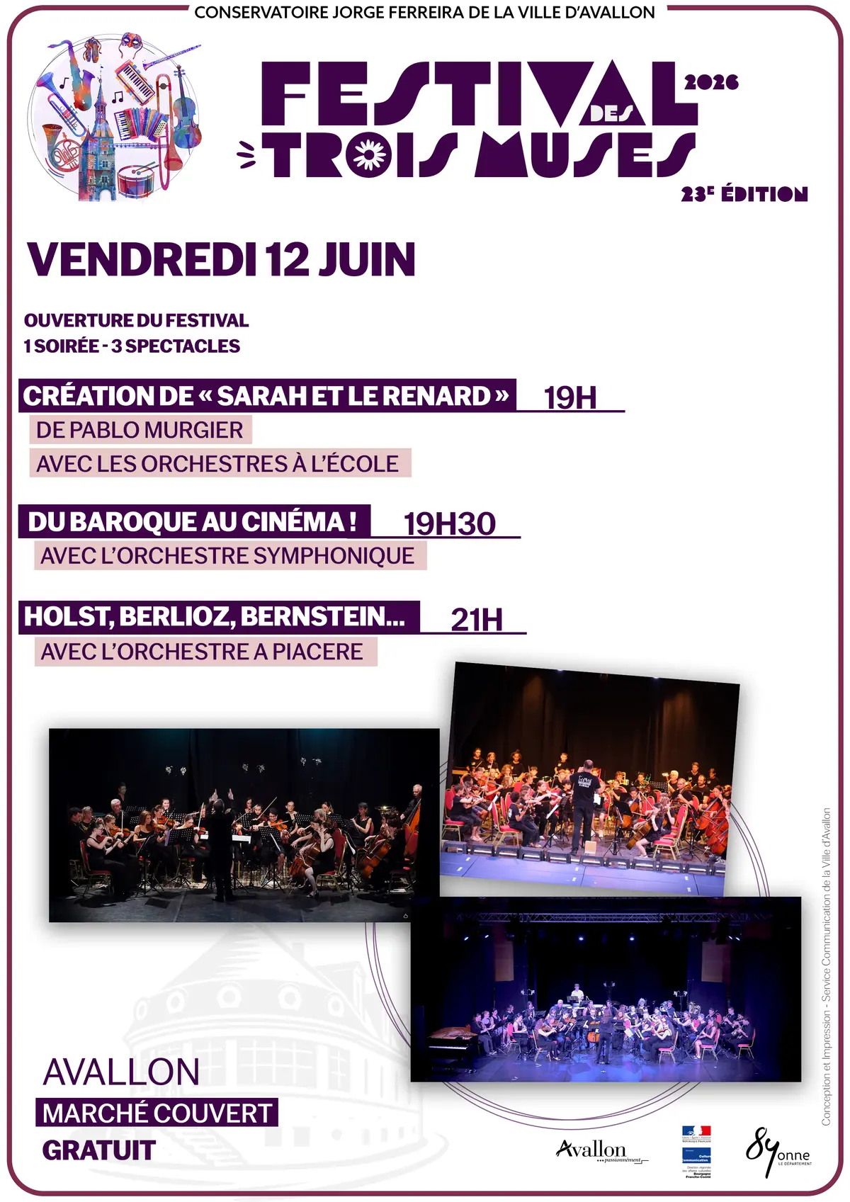 Festival des Trois Muses (#FDTM) - Soirée d'ouverture
