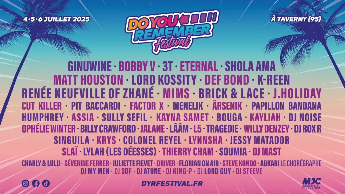 Do You Remember Festival 2025 : programmation complète
