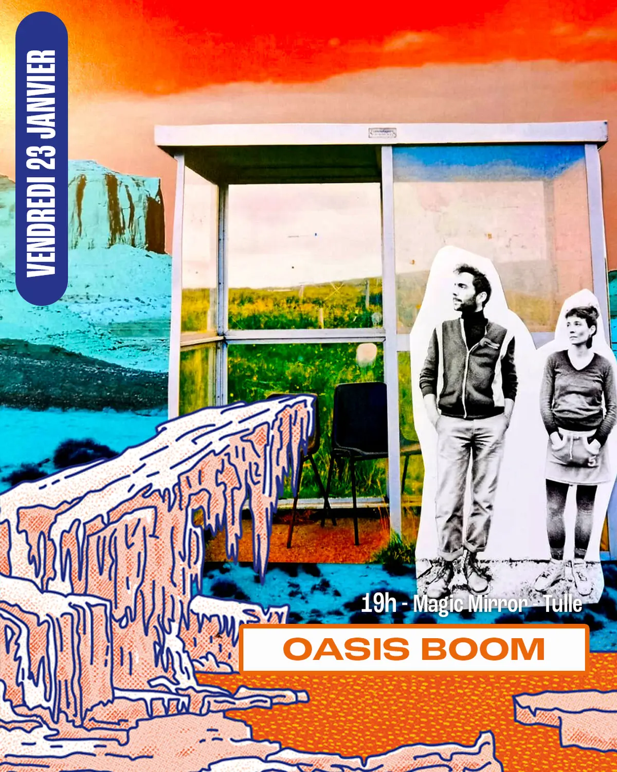 Festival du Bleu en Hiver : Soirée Magic Mirror : DJSet Echt ! Oasis Bomm - Echt ! Ammor 808