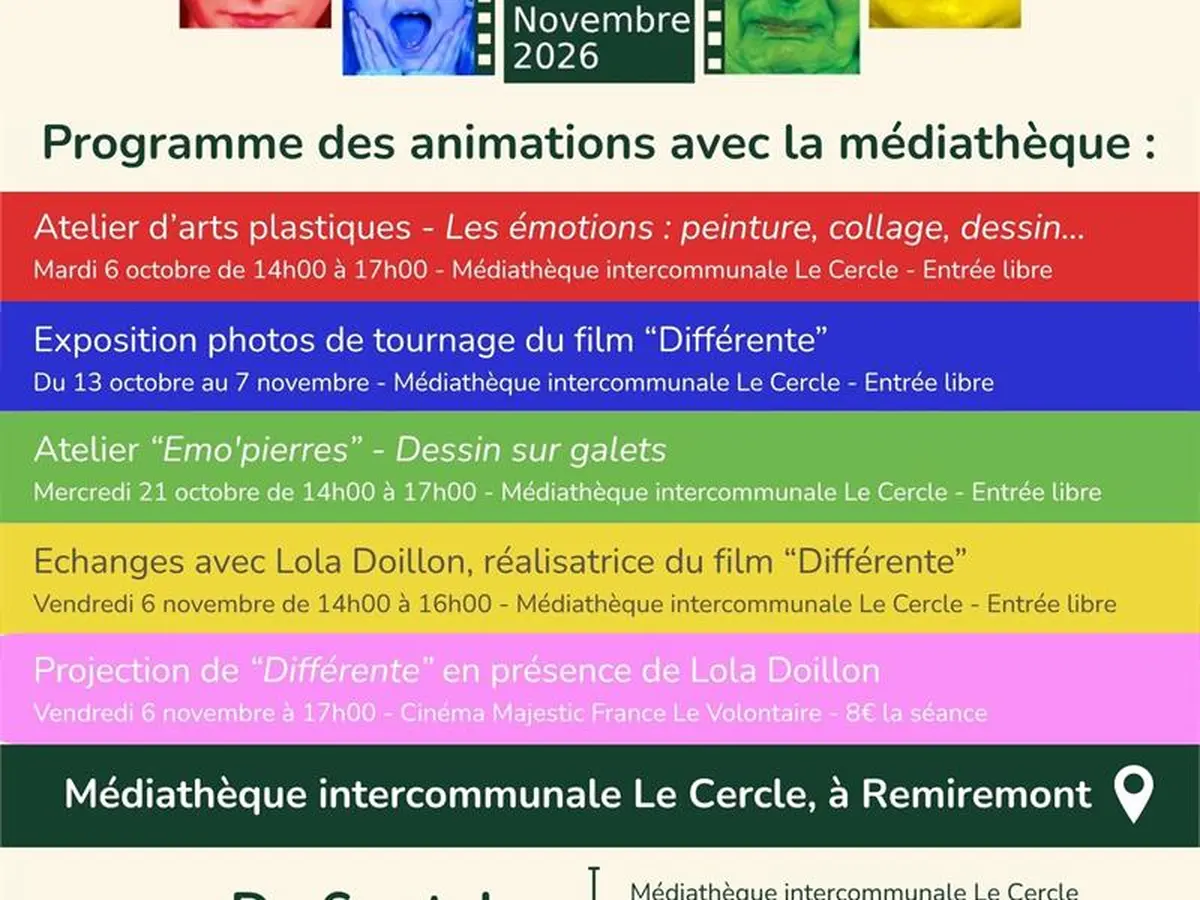 Festival du Film d'Emotions - Programme Médiathèque