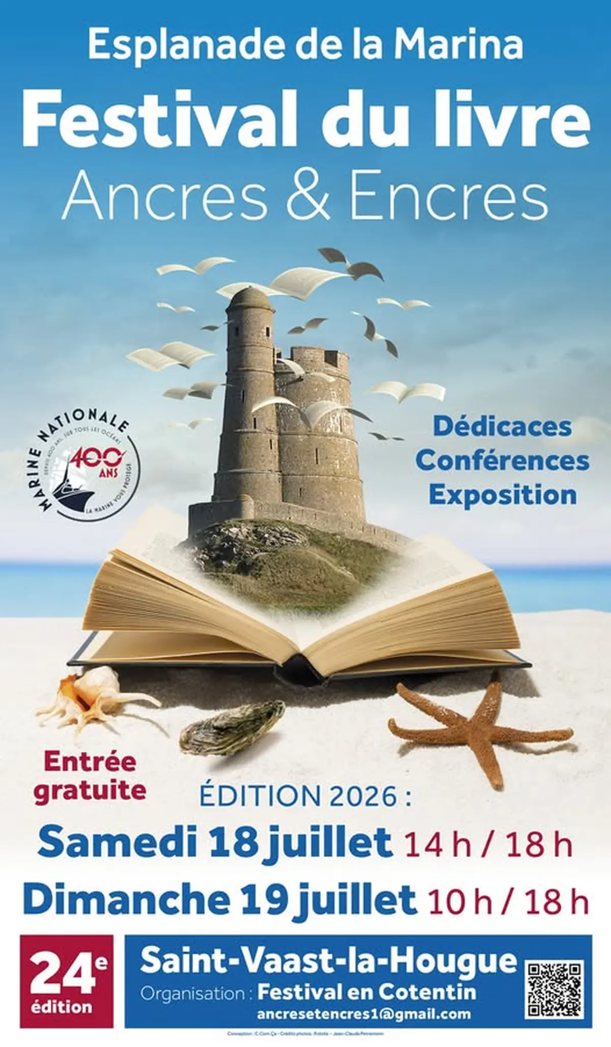 Festival du livre Ancres & Encres de Saint-Vaast-la-Hougue