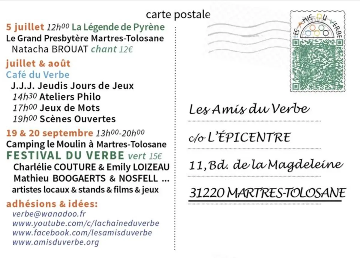 Festival Du Verbe 2025