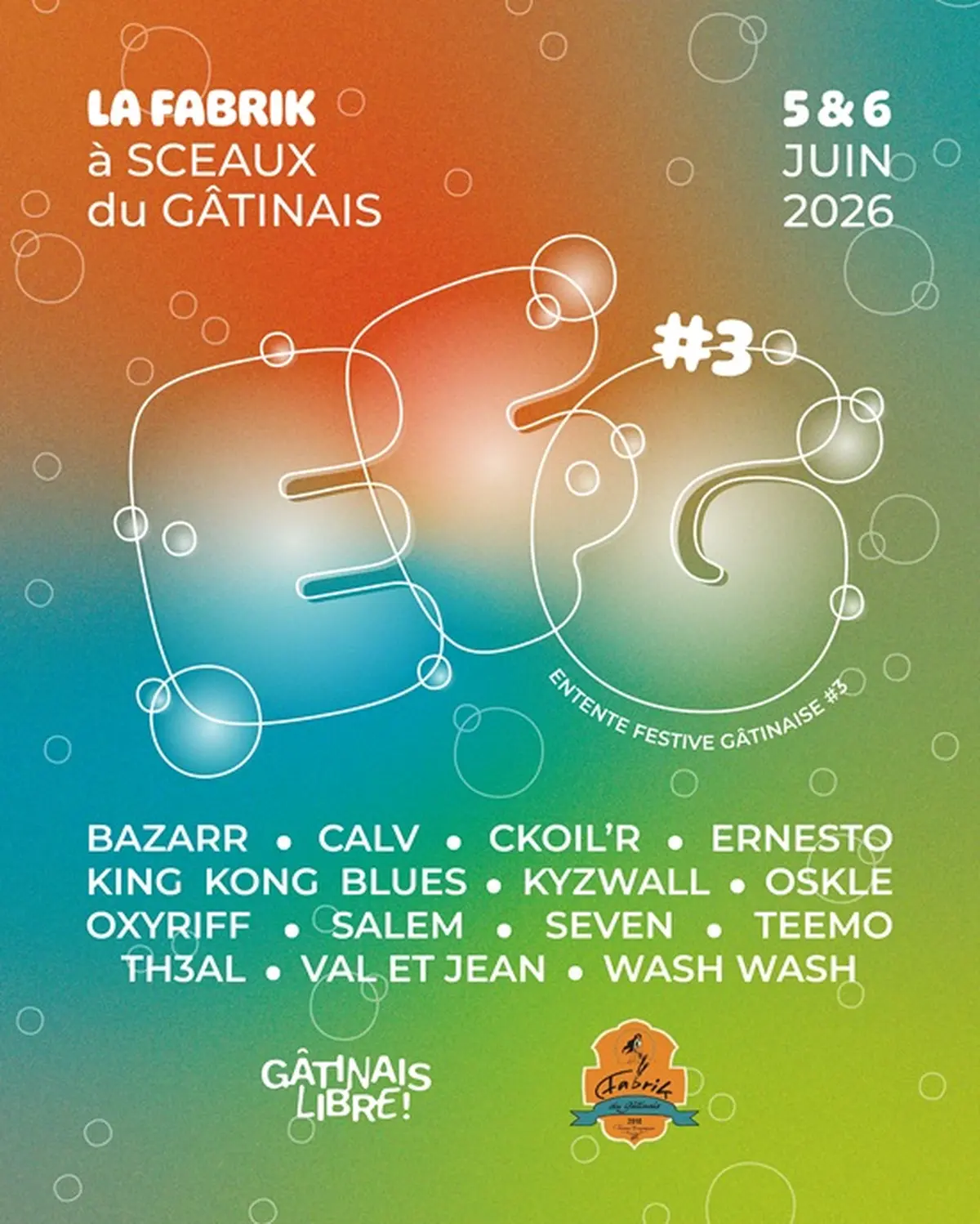 Festival : Entente Festive Gâtinaise