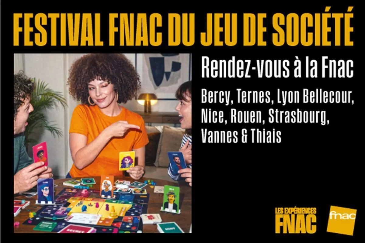 Festival Fnac du Jeu de Société 2026 à Rouen : un après-midi gratuit pour découvrir de nouveaux jeux