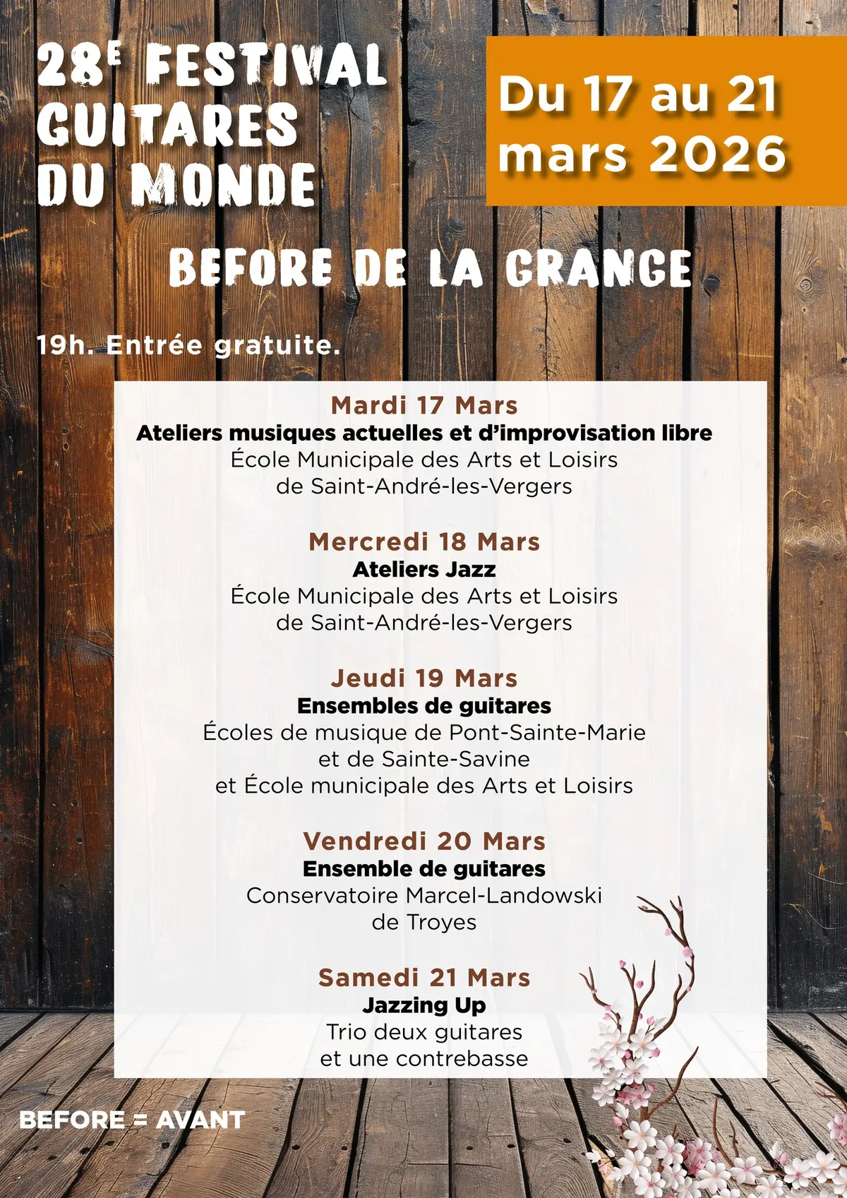 Festival Guitares du Monde - Les Before de la Grange