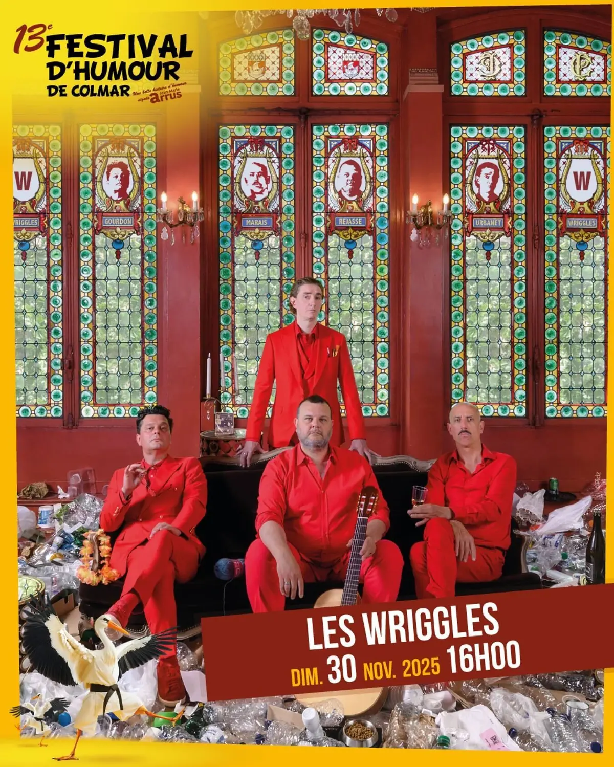 Les Wriggles et leurs chansons pleines d'humour à Colmar