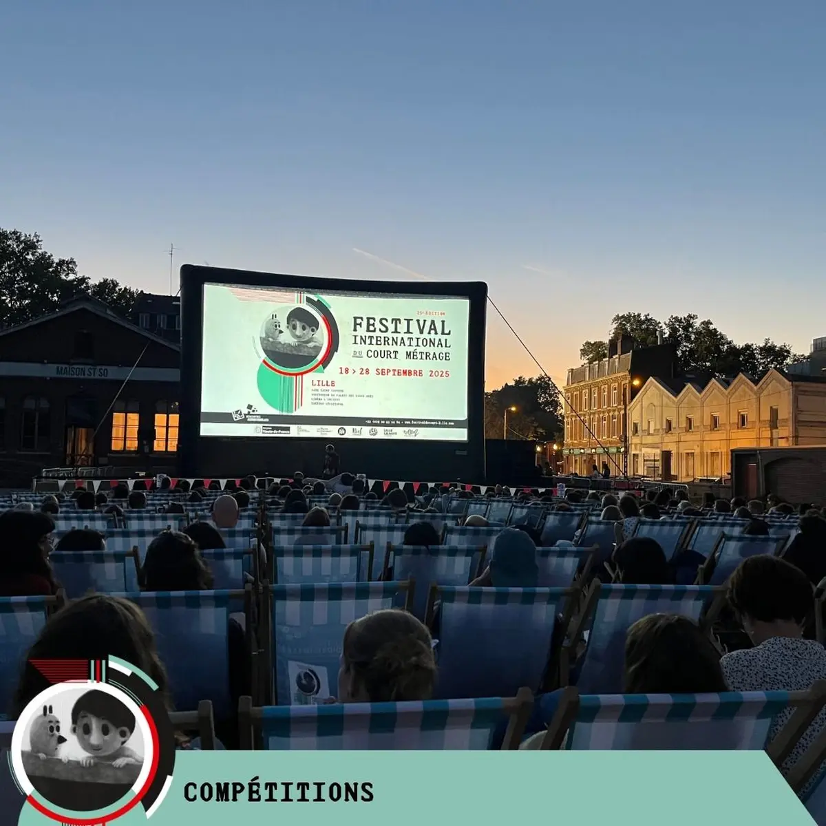 Les séances en plein air font la particularité du festival 