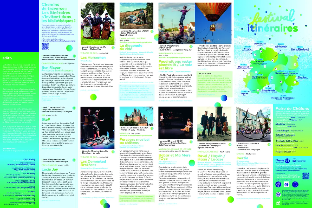 Festival itinéraires