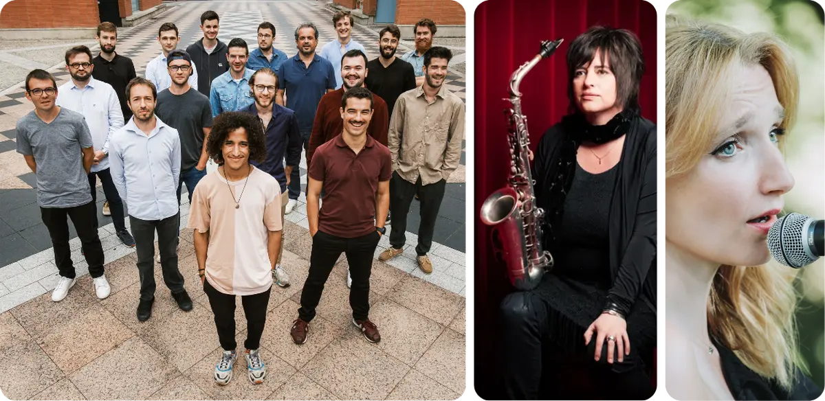 Festival Jazz En Comminges : L’autre Big Band & Geraldine Laurent & Lucile Rentz