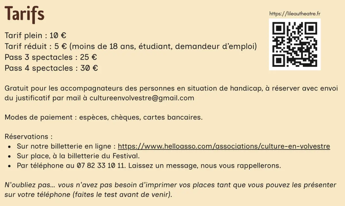Festival L'île Au Théâtre