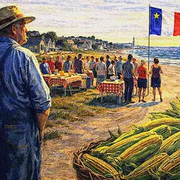 Festival La Semaine Acadienne : Animation en musique épluchette / dégustation de blé d’Inde