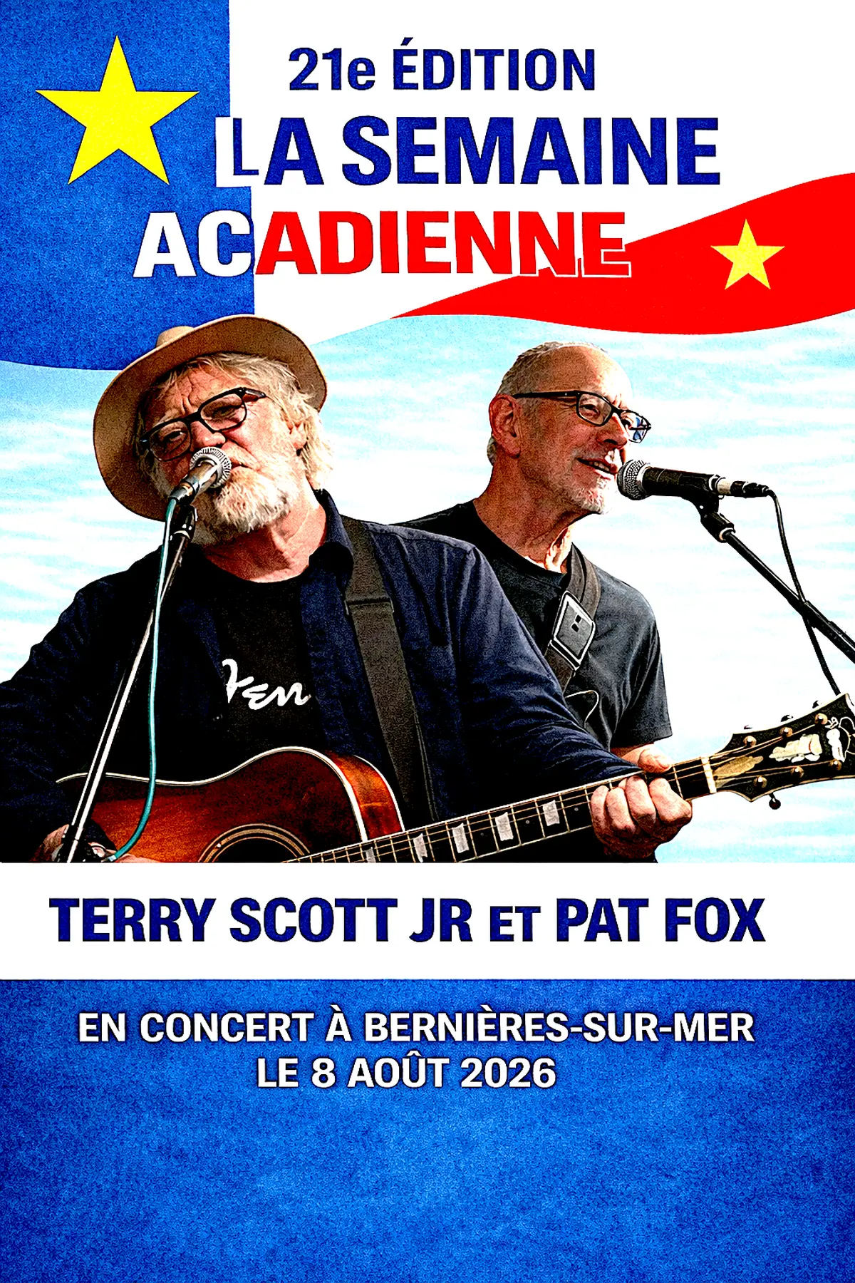 Festival la semaine acadienne: Concert gratuit de Terry Scot jr