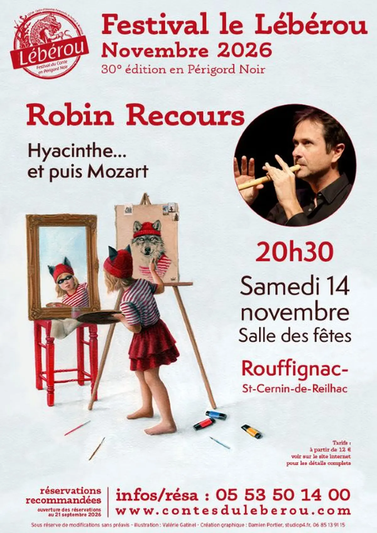 Festival Le Lébérou - Hyacinthe...Et puis Mozart (Robin Recours)