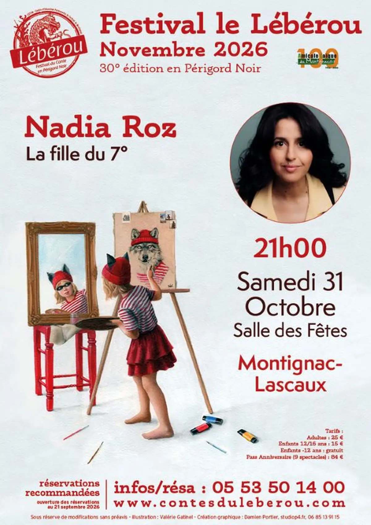 Festival Le Lébérou - Seule en scène - La fille du 7ème (Nadia Roz)