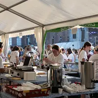 Le staff au travail lors du festival DR