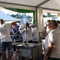 La buvette a toujours son succès &copy; Les Alpagas Bleus