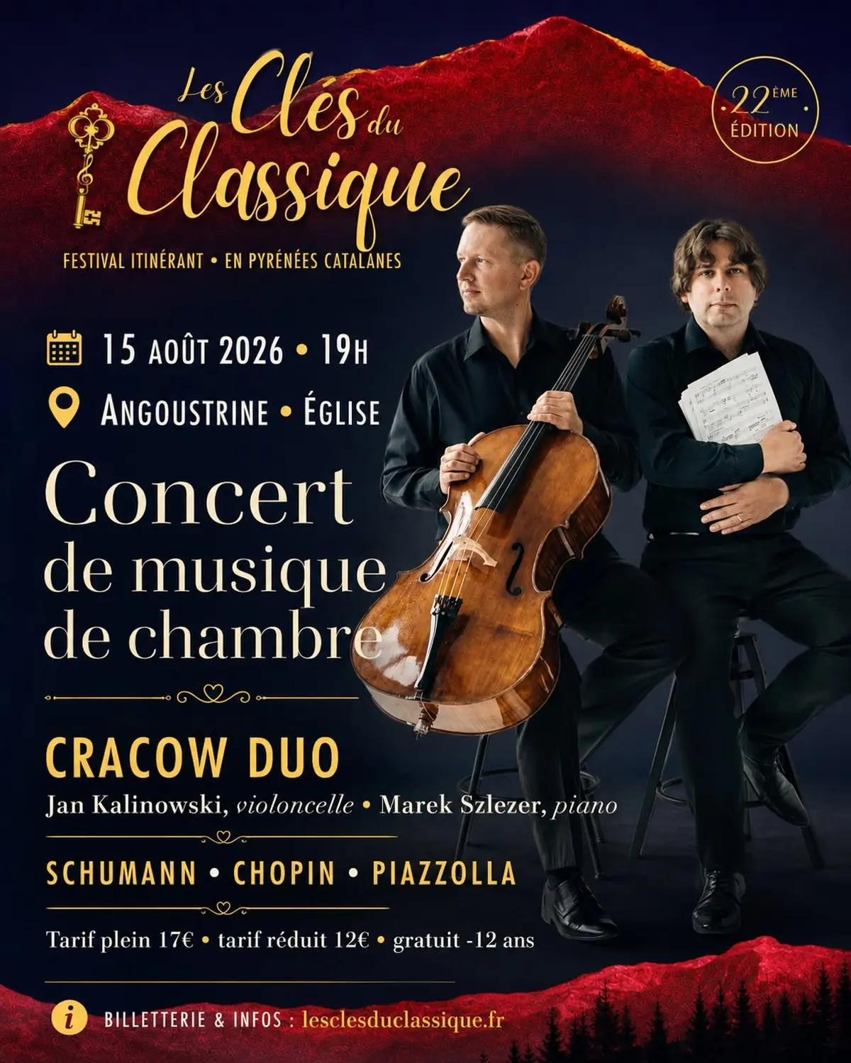 Festival Les Cles Du Classique - Concert De Musique De Chambre: Cracow Duo.