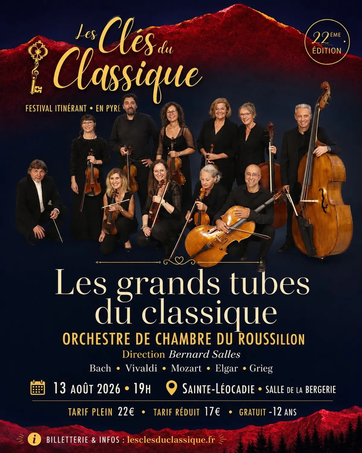 Festival Les Cles Du Classique - Les Grands Tubes Du Classique - Orchestre De Chambre Du Roussillon