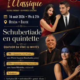 Festival Les Cles Du Classique - Shubertiade En Quintette: Quatuor Da Vinci & Invités