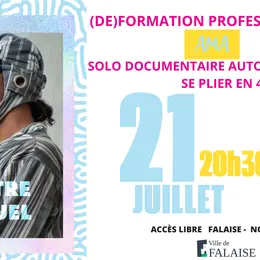 Festival Les Faltaisies : (Dé)formation professionnelle solo documentaire autour de l'art de se plier en 4 | AMA