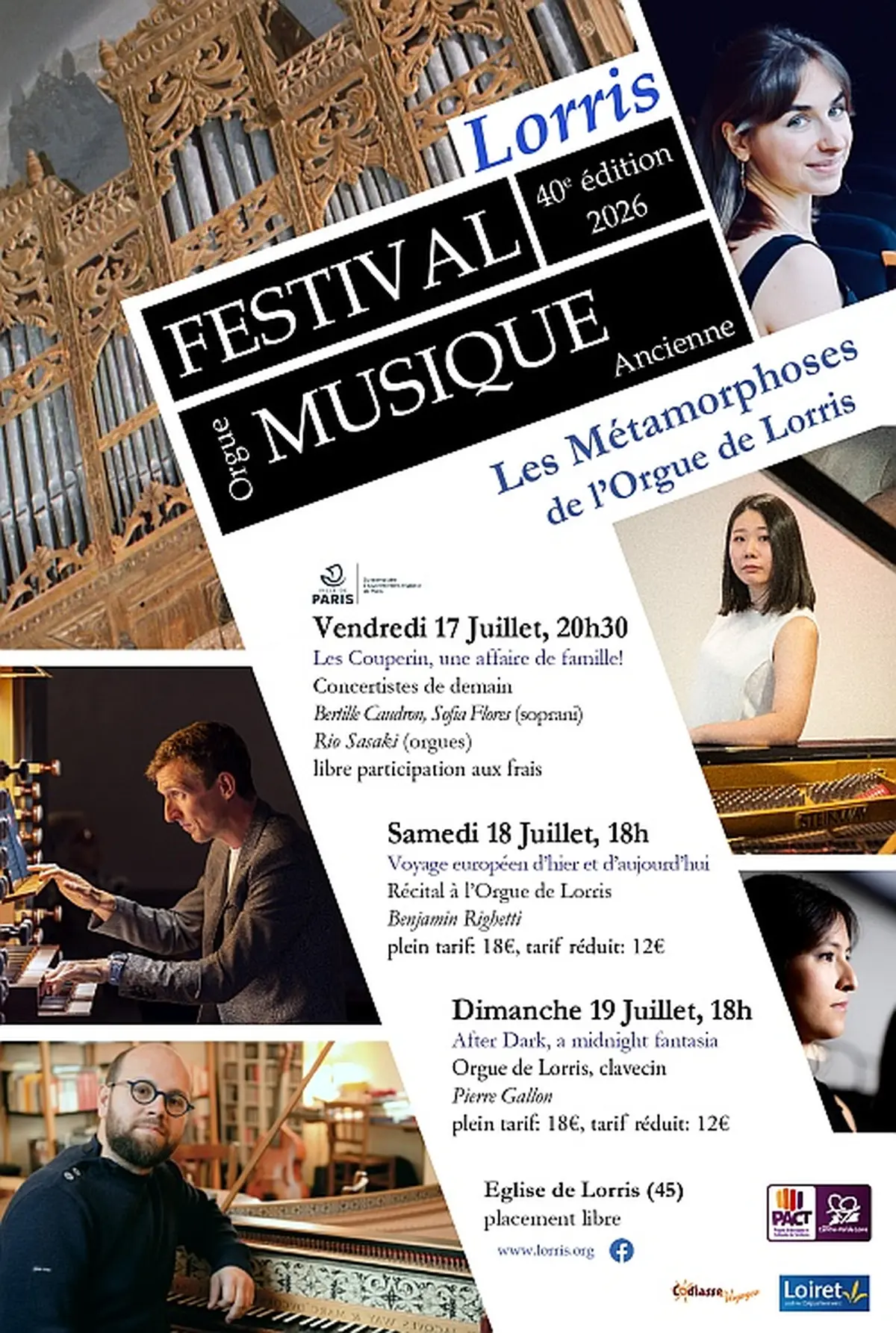 Festival Les métamorphoses de l'orgue de Lorris