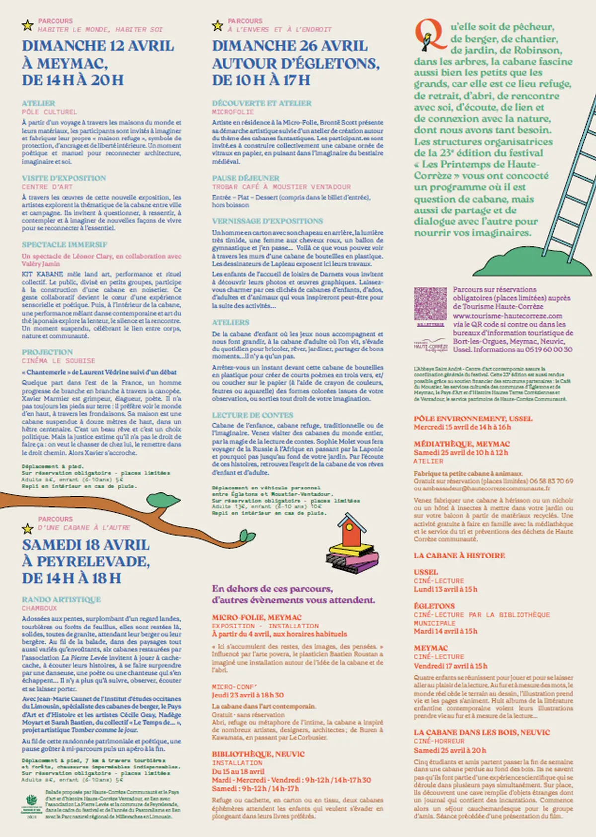 Festival Les Printemps de Haute-Corrèze - CINÉ-LECTURE